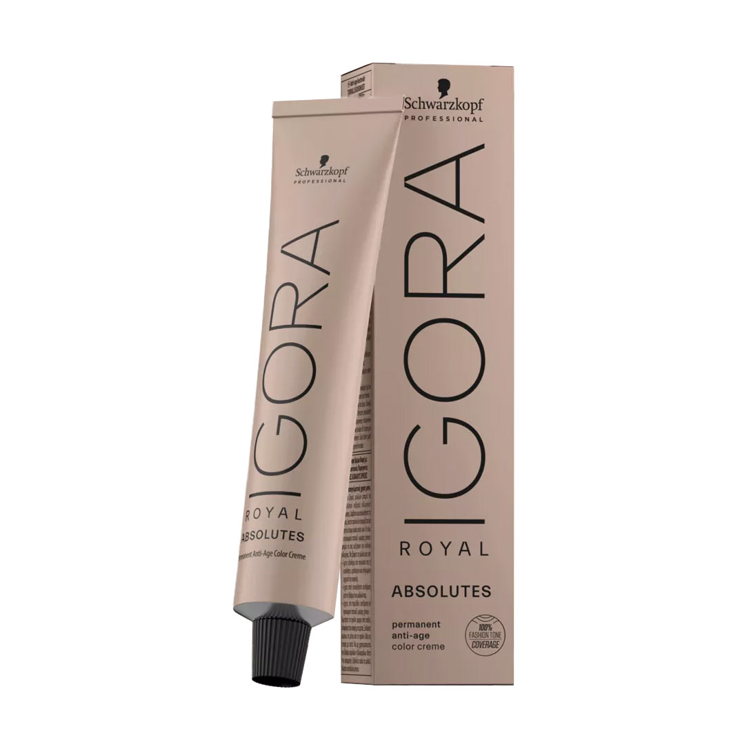 Перманентна фарба для волосся Schwarzkopf Professional Igora Royal Absolutes Permanent 7-460 Темно-русявий бежевий шоколадний, 60 мл
